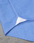 Finamore Gaeta Shirt Collo Lucio Washed Oxford Dark Blue