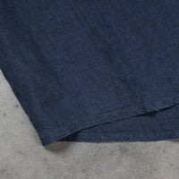 James Perse Classic Linen shirt Blue Oil
