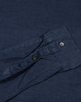 James Perse Classic Linen shirt Blue Oil