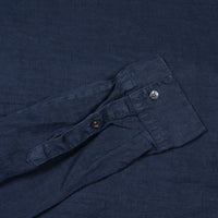 James Perse Classic Linen shirt Blue Oil