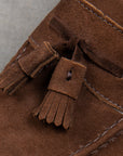 Alden x Frans Boone Tassel loafer Mocha Kid suede