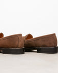 Alden  x Frans Boone Tassel loafer Mocha Kid suede