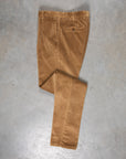 Rota Pantaloni High Rise Regular Fit 8-Wale Corduroy Beige Scuro