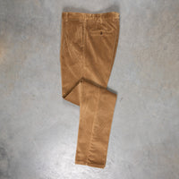 Rota Pantaloni High Rise Regular Fit 8-Wale Corduroy Beige Scuro