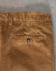 Rota Pantaloni High Rise Regular Fit 8-Wale Corduroy Beige Scuro