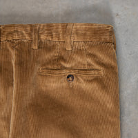 Rota Pantaloni High Rise Regular Fit 8-Wale Corduroy Beige Scuro