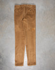 Rota Pantaloni High Rise Regular Fit 8-Wale Corduroy Beige Scuro