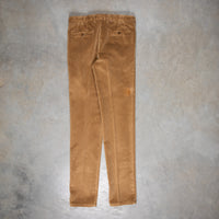 Rota Pantaloni High Rise Regular Fit 8-Wale Corduroy Beige Scuro