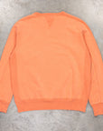 Remi Relief Special Finish Sweat Crew Neck Faded Orange