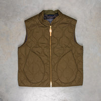 Manifattura Ceccarelli Quilted Vest Olive