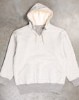 The Real McCoy's Double-Face Hooded Sweatshirt Gray