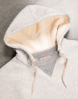 The Real McCoy's Double-Face Hooded Sweatshirt Gray