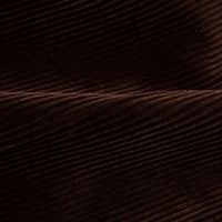 Rota Pantaloni High Rise Regular Fit 8-Wale Corduroy Marrone Scuro
