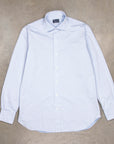 Finamore Milano Fit Collo Luigi Soft Light Blue 170 Sea Island Twill