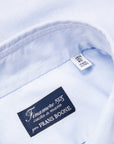 Finamore Napoli Fit Collo Luigi Soft Light Blue 170 Sea Island Twill