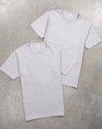 The Real McCoy's 2 Pack Crew Neck Tee Gray