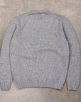 Drumohr Cashmere Tre Fili Girocollo Grigio Medio