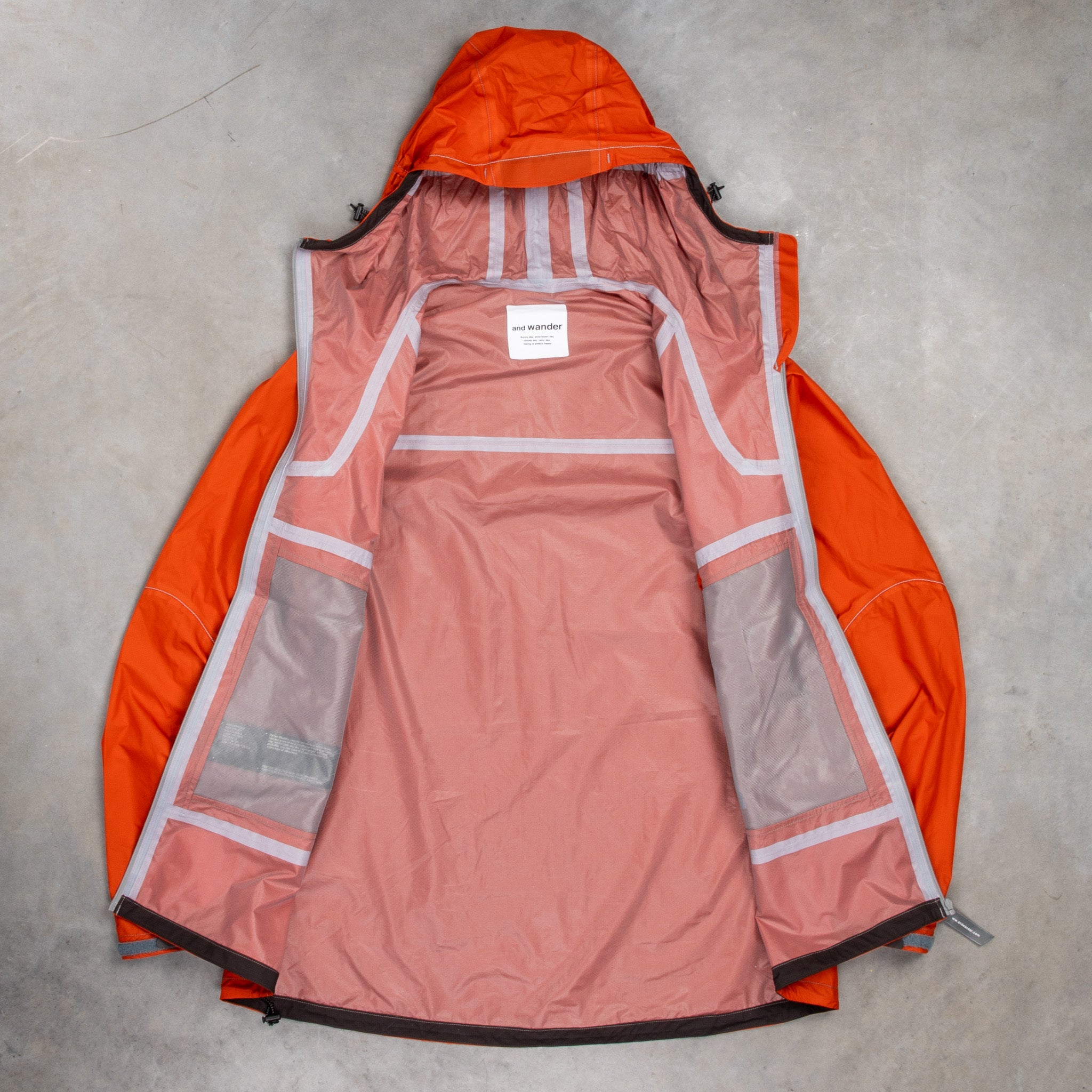 And Wander 3L UL Rain Jacket Red – Frans Boone Store