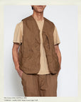 The Corona Utility CV001 Game Vest Cotton Light Twill Khaki