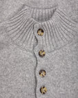 William Lockie x Frans Boone Baby Lambswool 4-Button Mock Neck City