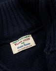 William Lockie x Frans Boone Baby Lambswool 4-Button Mock Neck Marino