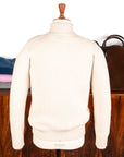 William Lockie x Frans Boone Baby Lambswool 4-Button Mock Neck Sabbia