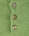 William Lockie x Frans Boone Baby Lambswool 4-Button Mock Neck Siepe