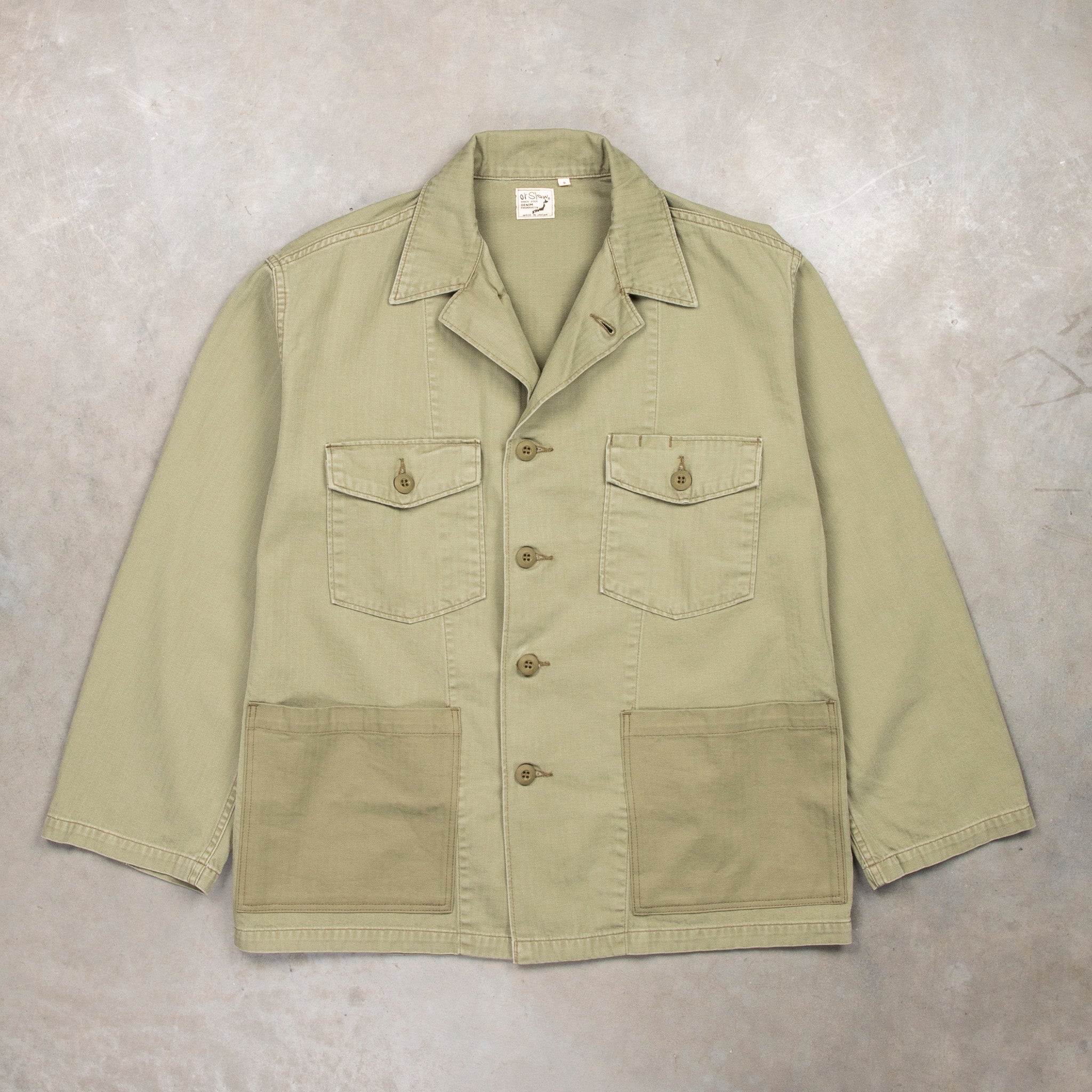 orSlow US ARMY SHIRT ミリタリージャケット 3 orSlow オアスロウ ユーティリティシャツ アーミー ミリタリー