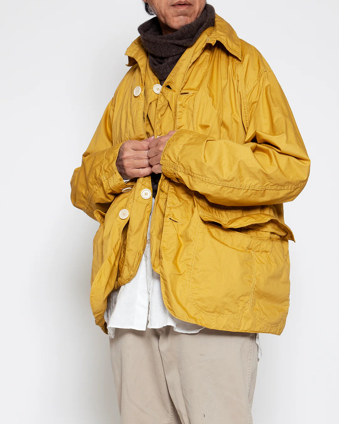 The Corona Utility CJ001 Game Jacket Cotton Light Twill Mustard