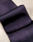 Finamore "Sette Pieghe" Plain Silk Tie Marino
