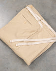 Cohérence Alain Pants Linen Cotton Chevron Ivory