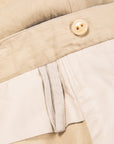 Cohérence Alain Pants Linen Cotton Chevron Ivory