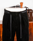 Cohérence Alain 10-Wale Corduroy Trousers Black