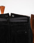 Cohérence Alain 10-Wale Corduroy Trousers Black