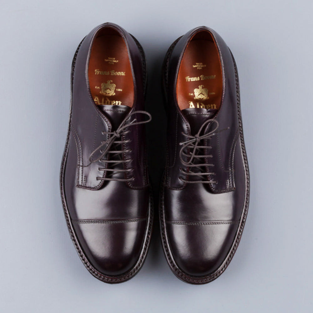 Alden x Frans Boone Cap Toe Cordovan #8 on Crepe sole – Frans