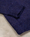 The Elder Statesman Alpaca Lightweight Call her crew Navy