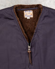 The Real McCoy's USN Alpaca Vest Navy