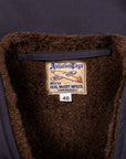 The Real McCoy's USN Alpaca Vest Navy