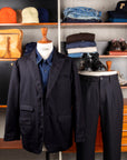 Engineered Garments Andover Pants High Count Worsted Wool Dark Navy