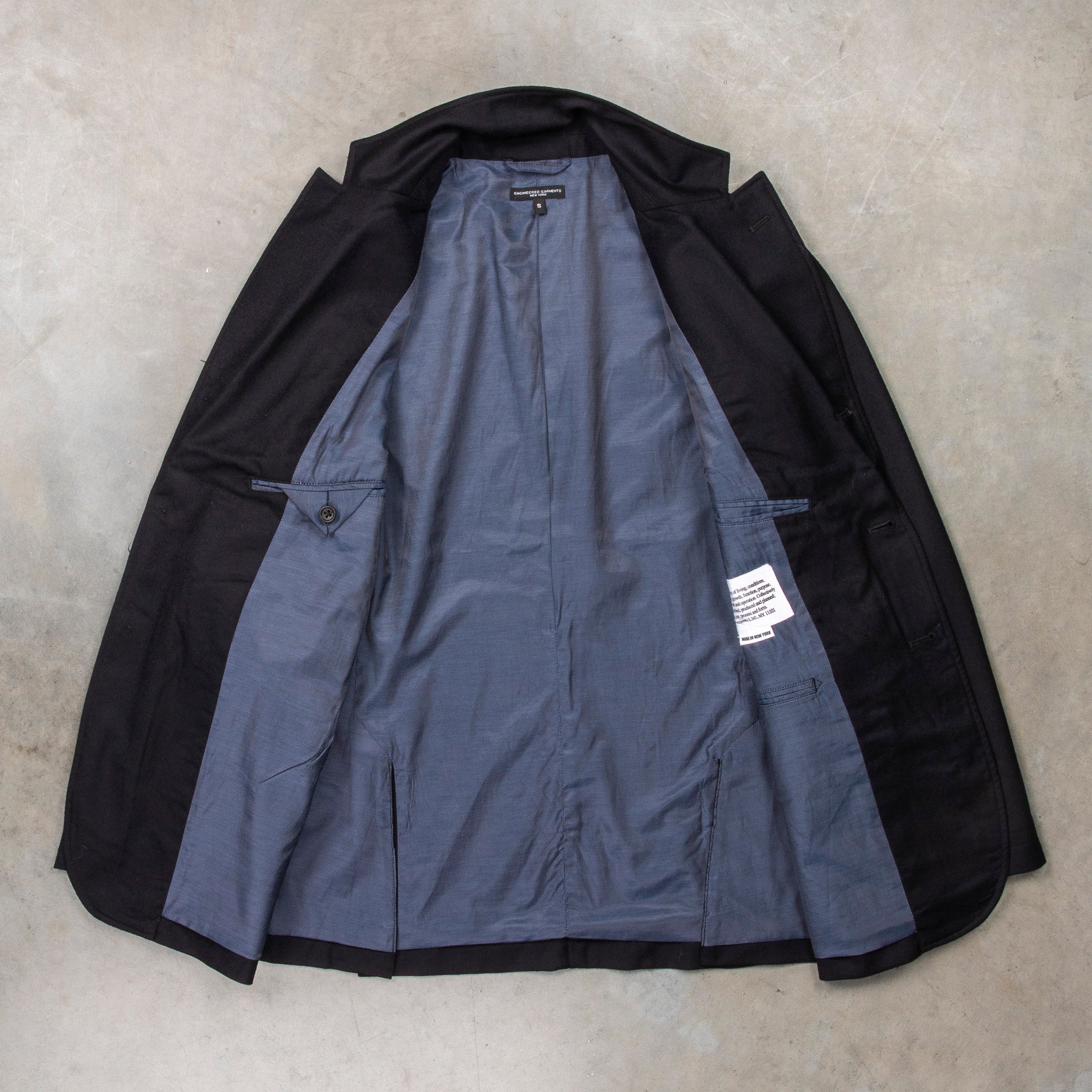 Engineered Garments Andover Jacket High Count Worsted Wool Dark