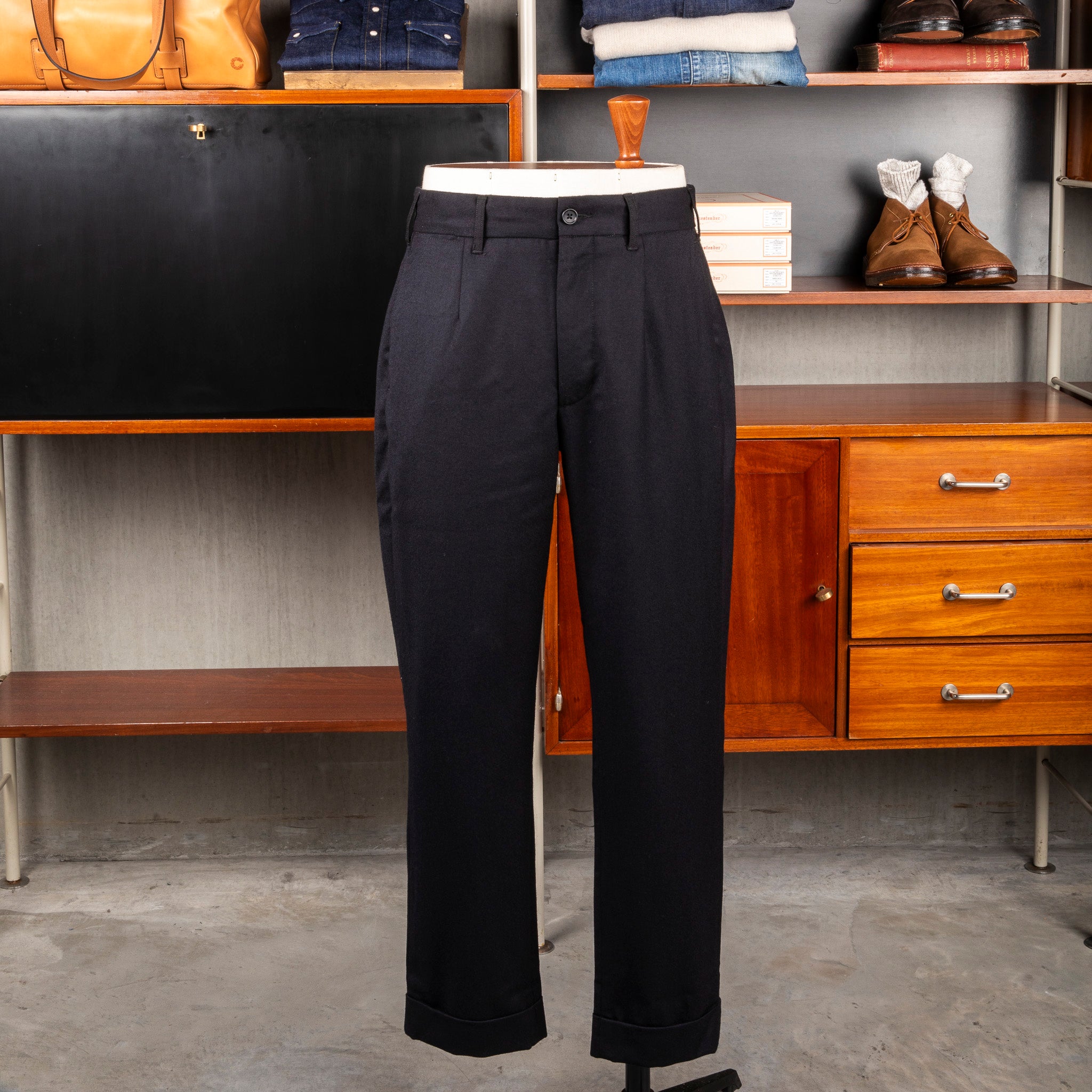 パンツ Andover Pant-High Count Twill(Dk.Navy) Engineered Garments | Andover Pant - Dk Navy High Count