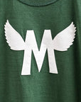 The Real McCoy's Athletic Loopwheel T-Shirt "Flying M" Forest