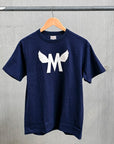 The Real McCoy's Athletic Loopwheel T-Shirt "Flying M" Navy