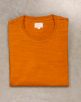 The Real McCoy's Athletic Loopwheel T-Shirt Mustard