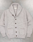 William Lockie x Frans Boone Alain Shawl Cardigan Lambswool Flannel