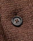 William Lockie x Frans Boone Alain Shawl Cardigan Lambswool Mocha