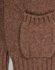 William Lockie x Frans Boone Alain Shawl Cardigan Lambswool Mocha