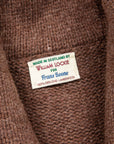 William Lockie x Frans Boone Alain Shawl Cardigan Lambswool Mocha