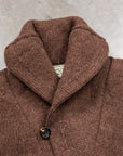 William Lockie x Frans Boone Alain Shawl Cardigan Lambswool Mocha