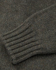 William Lockie x Frans Boone Alain Shawl Cardigan Lambswool Seaweed